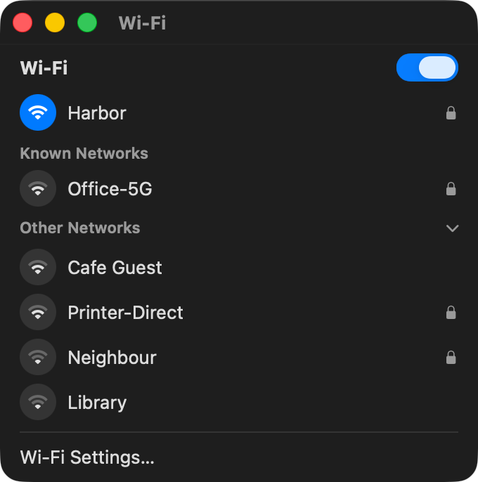 MacNetwork preview render: Panel Tabs: Wi-Fi